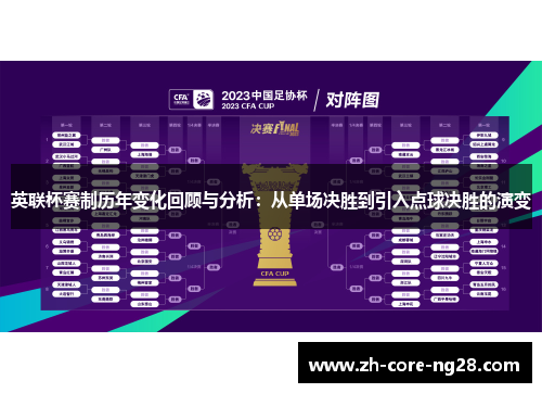 英联杯赛制历年变化回顾与分析：从单场决胜到引入点球决胜的演变